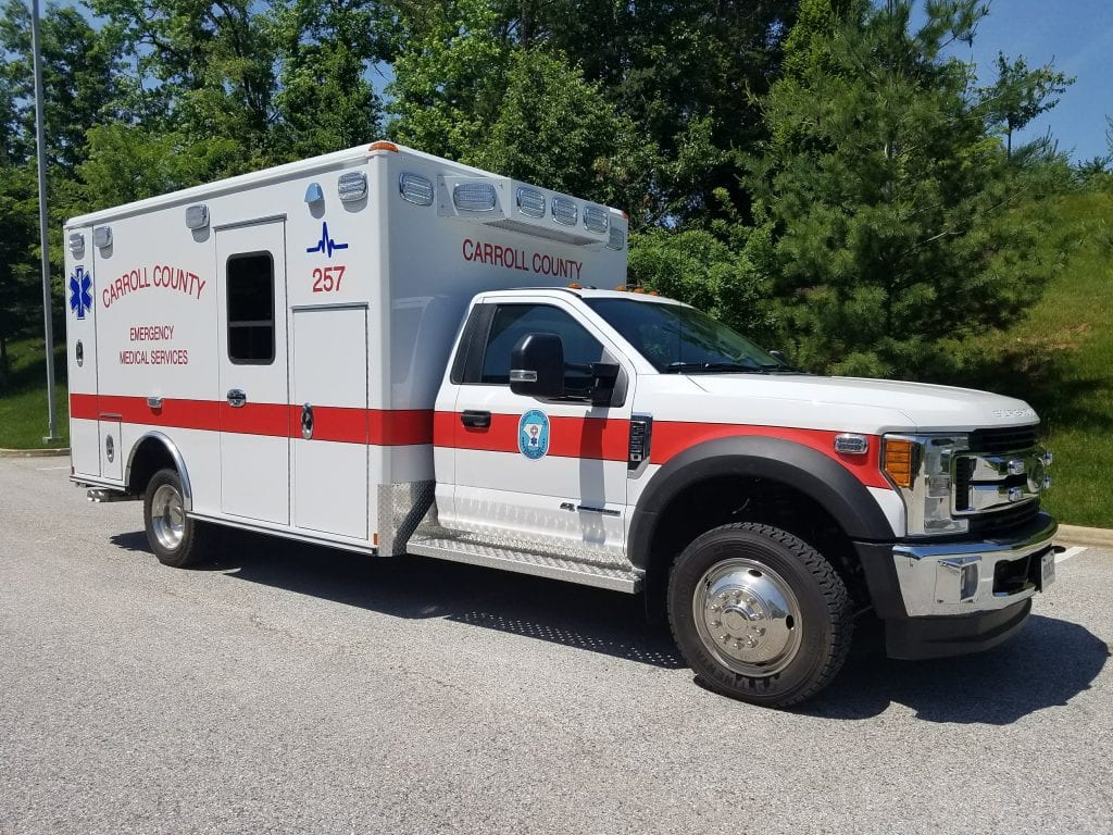 Carroll County ambulance - side veiw