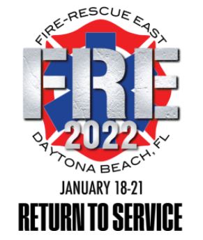 FRE 2022 Fire-Rescue East Dayton Beach, FL logo January 18-21
